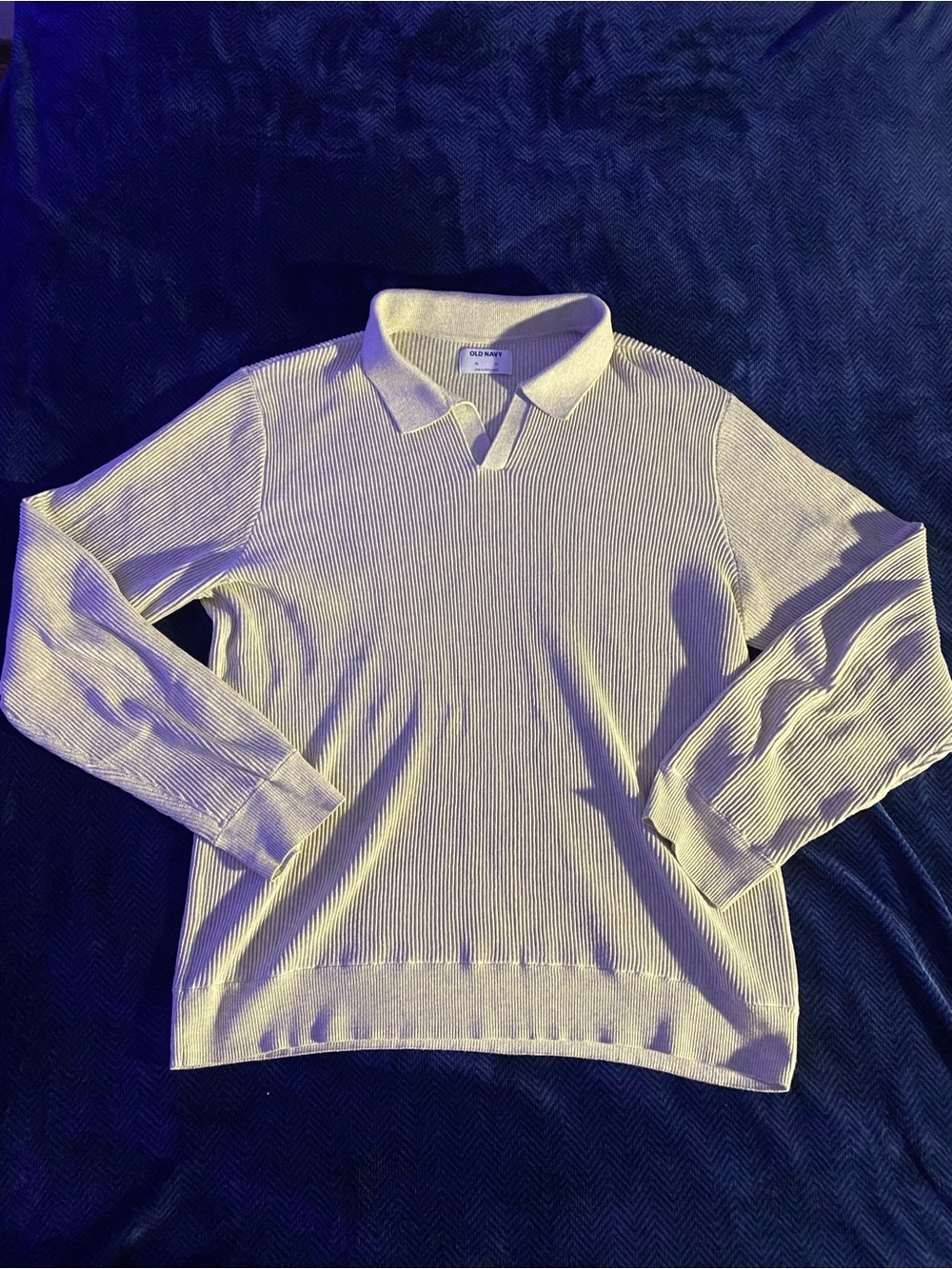 Old Navy Long Sleeve Sweater Knit Polo